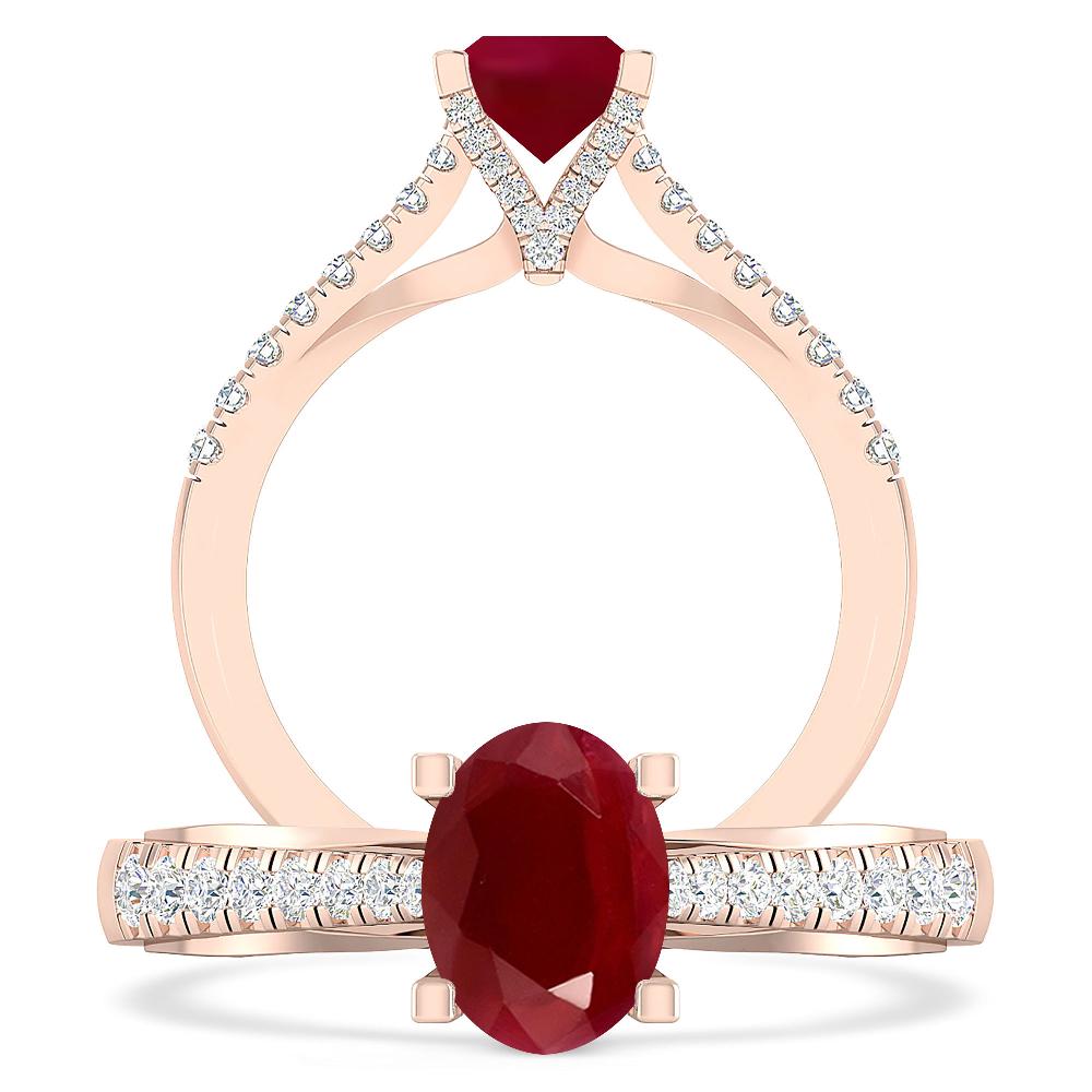 Rose Gold - Ruby