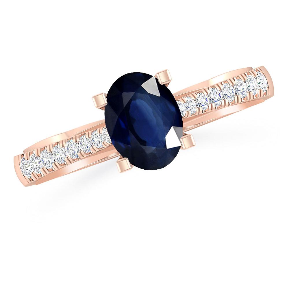 Rose Gold - Sapphire