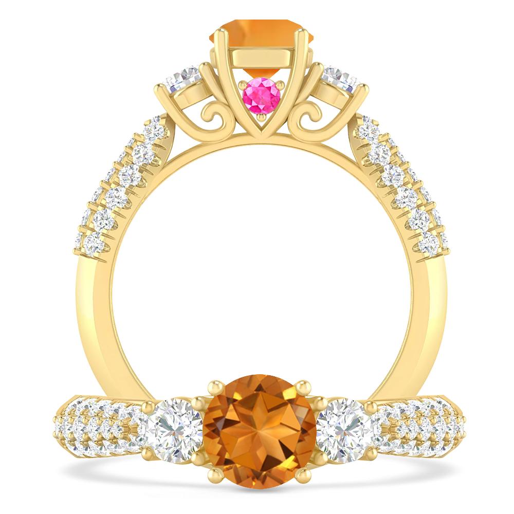 Yellow Gold - Citrine