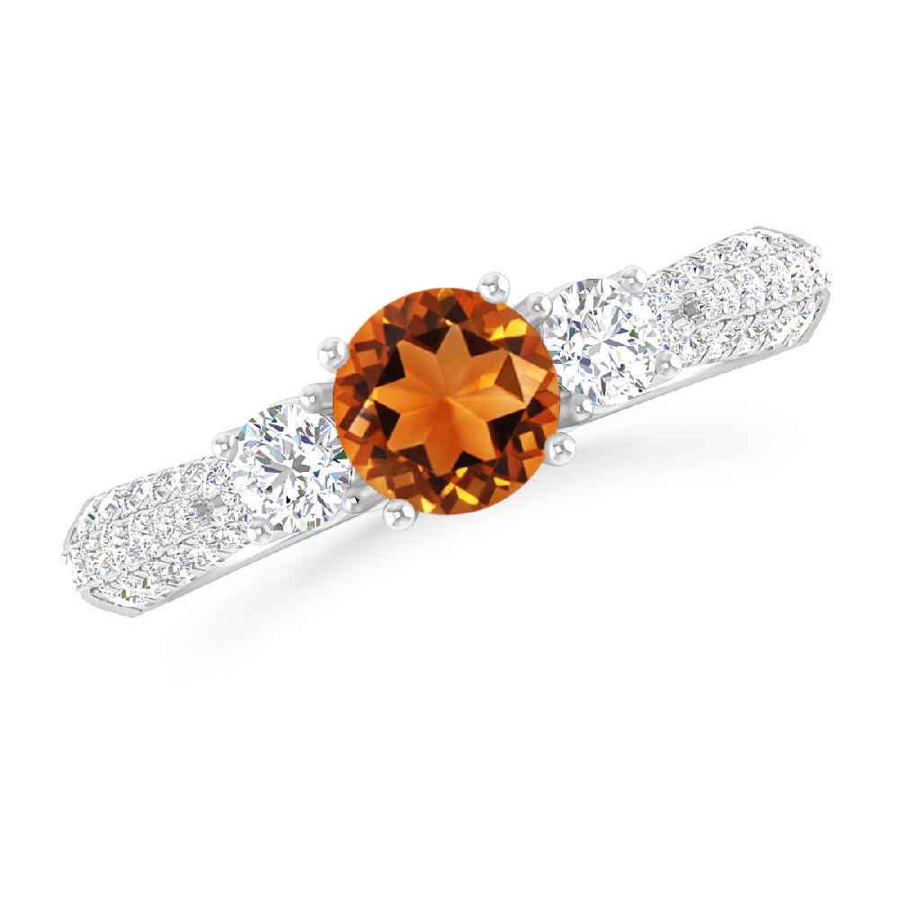 White Gold - Citrine