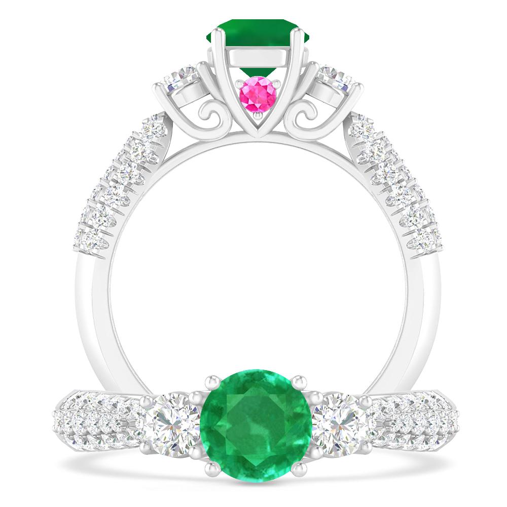 White Gold - Emerald