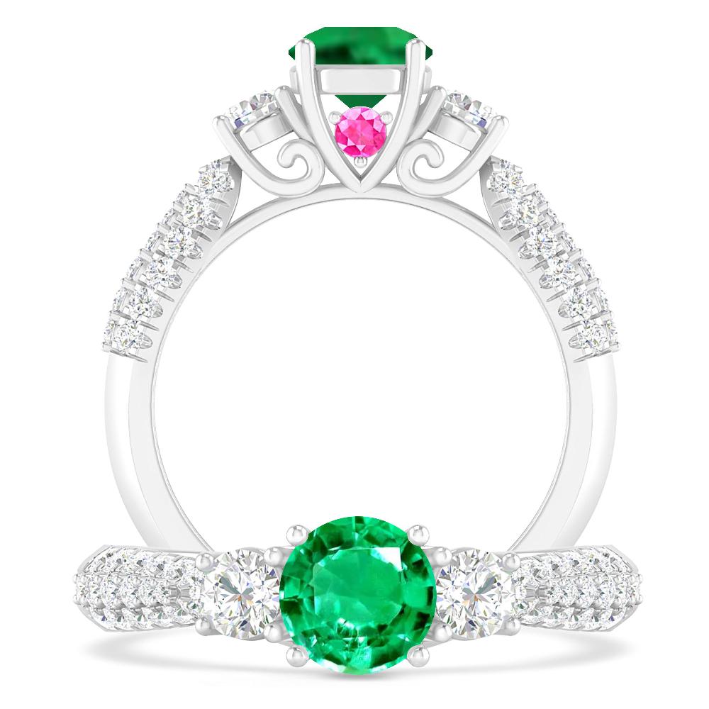White Gold - Emerald