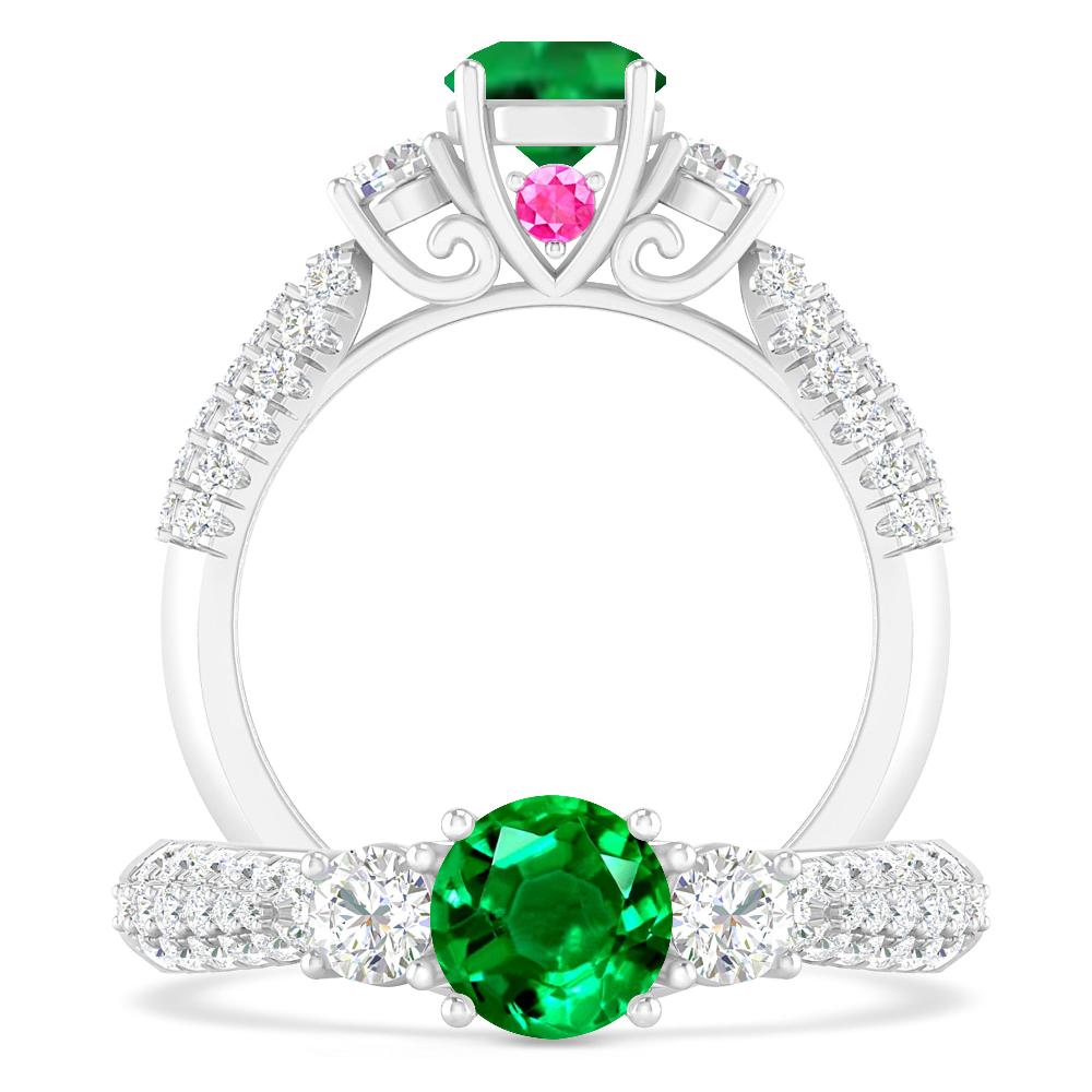 White Gold - Emerald