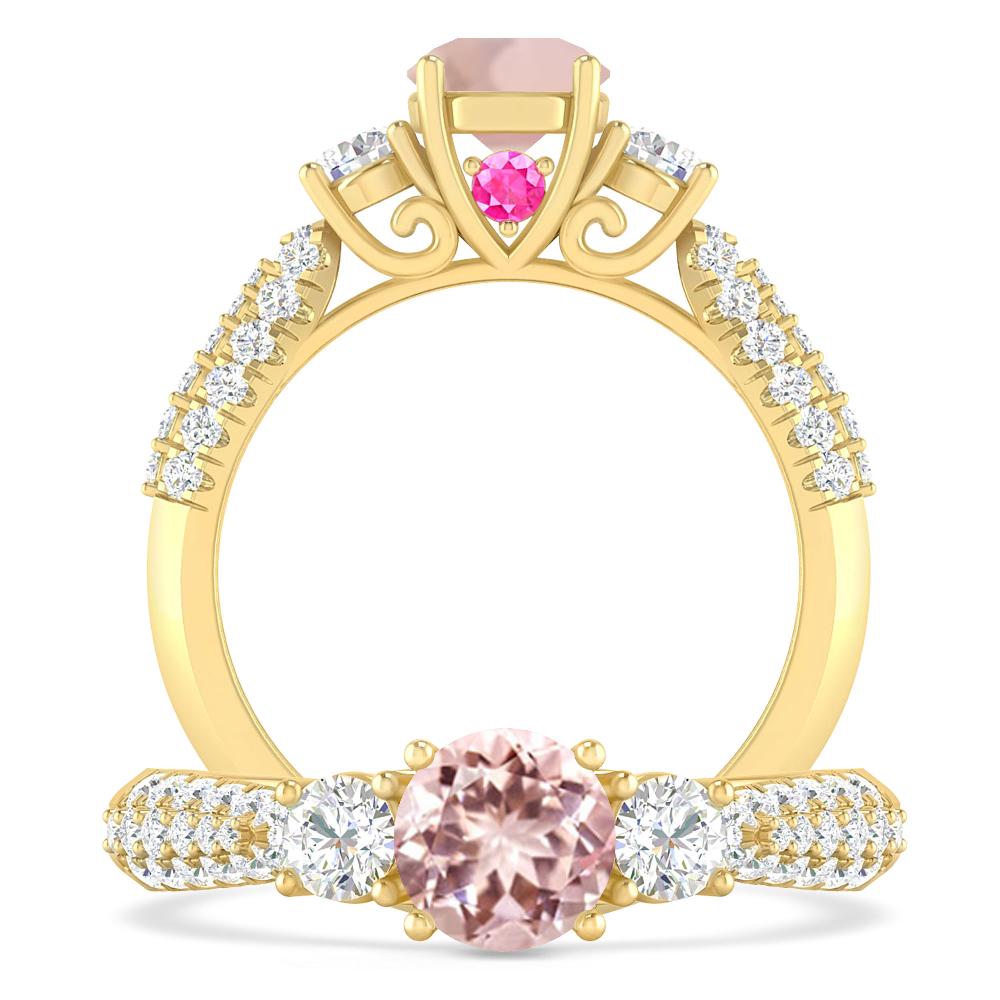 Yellow Gold - Morganite