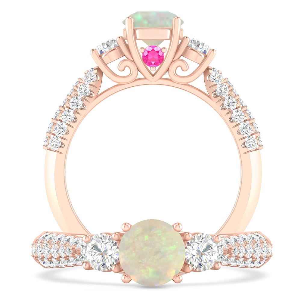 Rose Gold - Opal