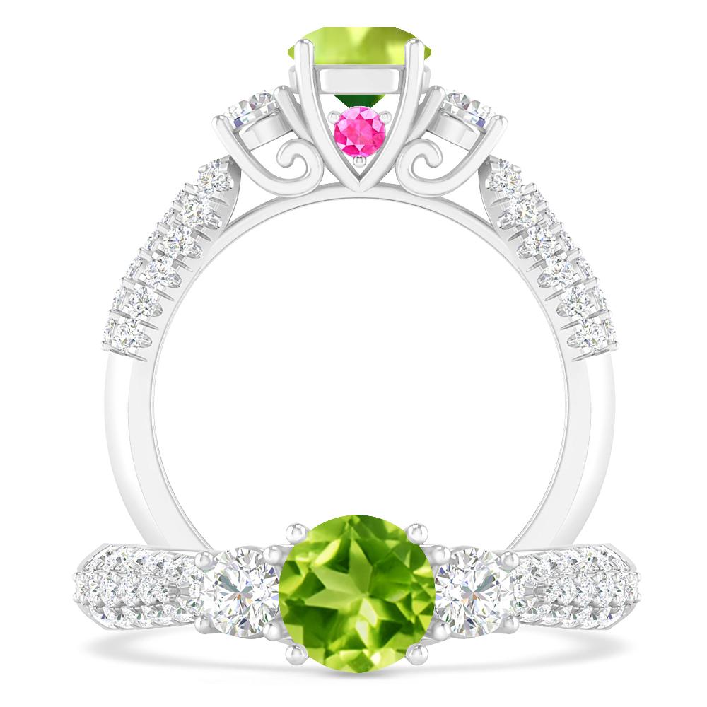 White Gold - Peridot