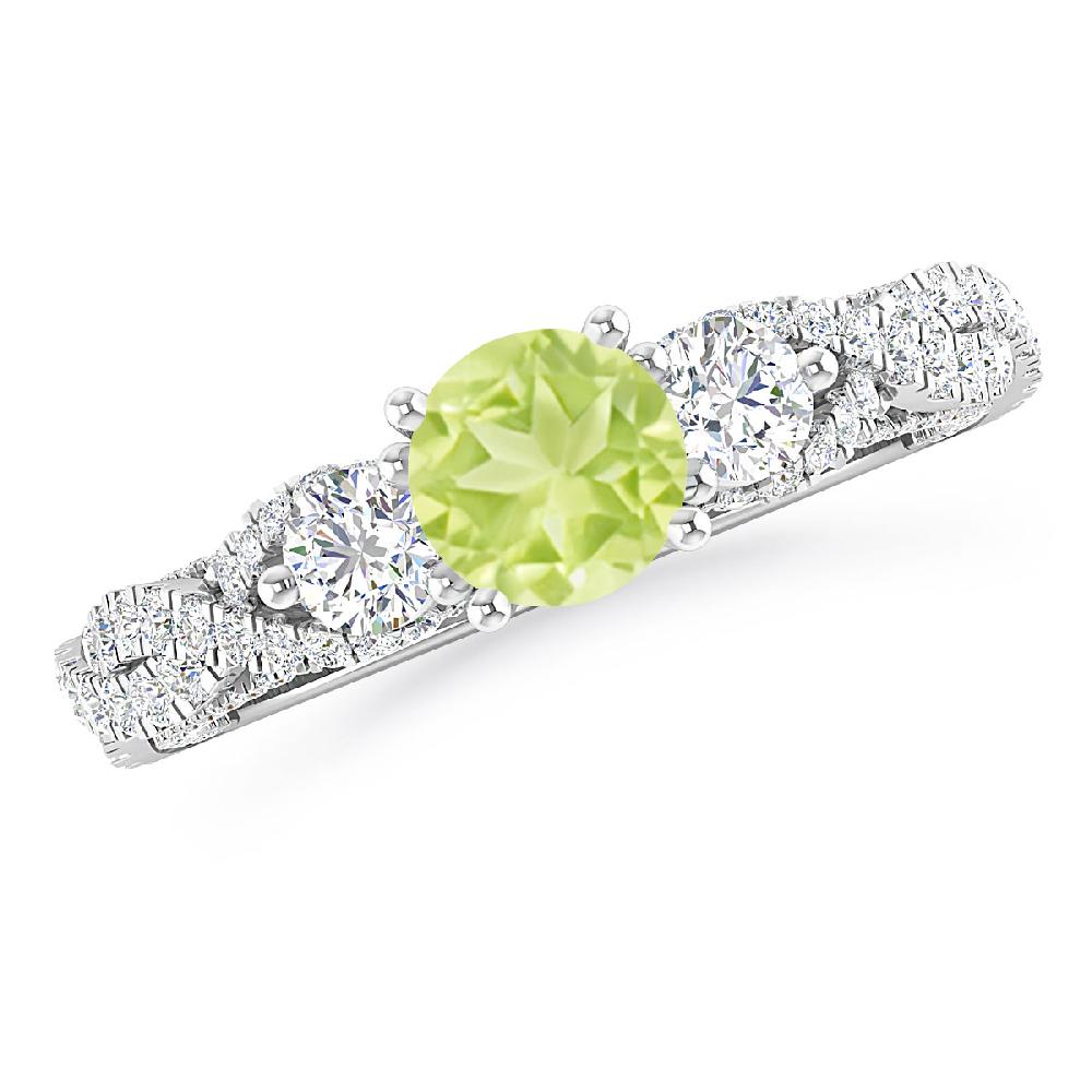White Gold - Peridot