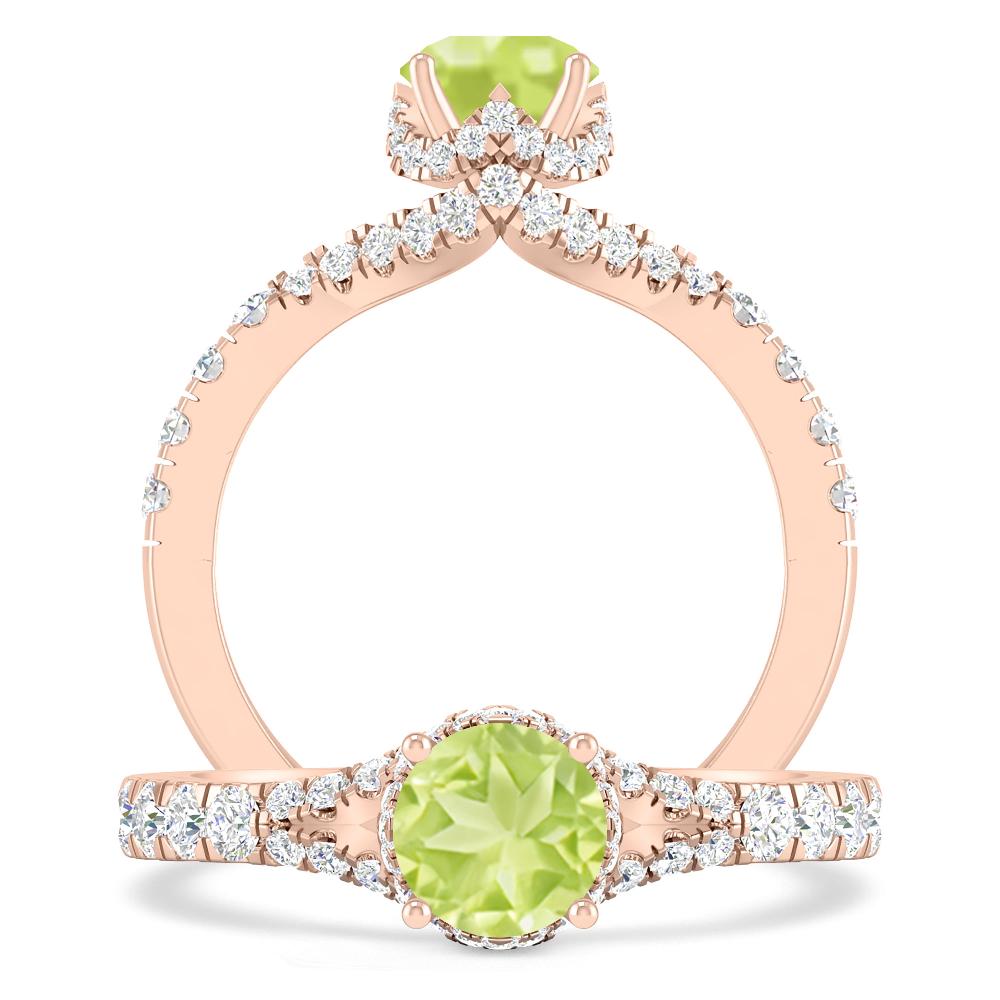 Rose Gold - Peridot