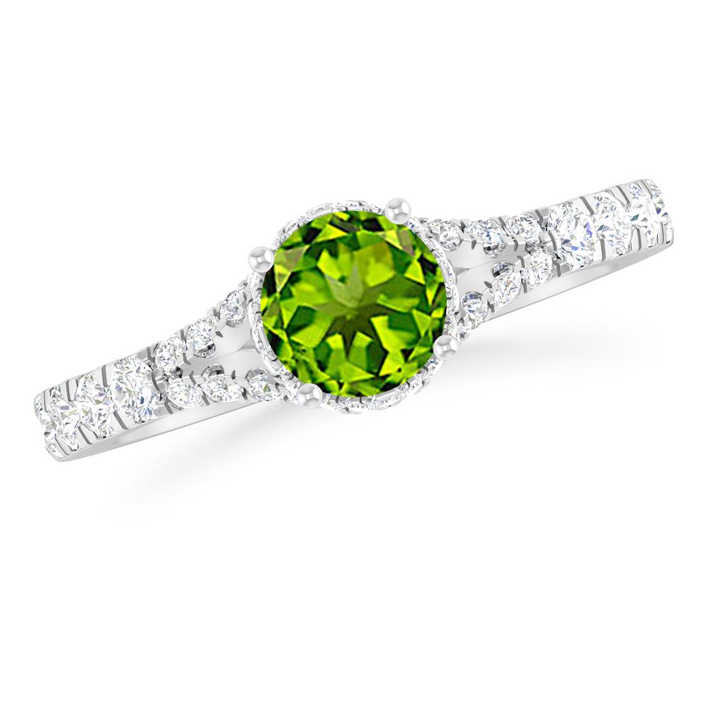 White Gold - Peridot
