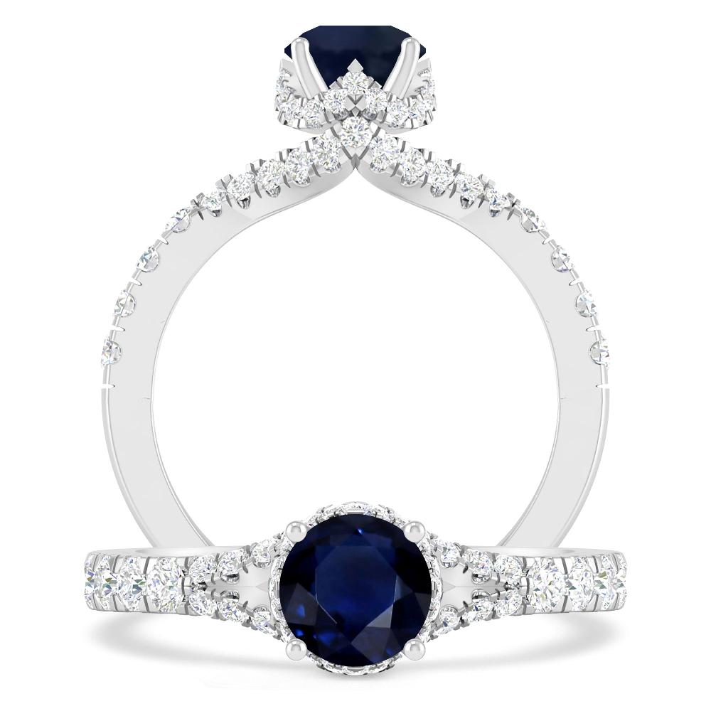 White Gold - Sapphire