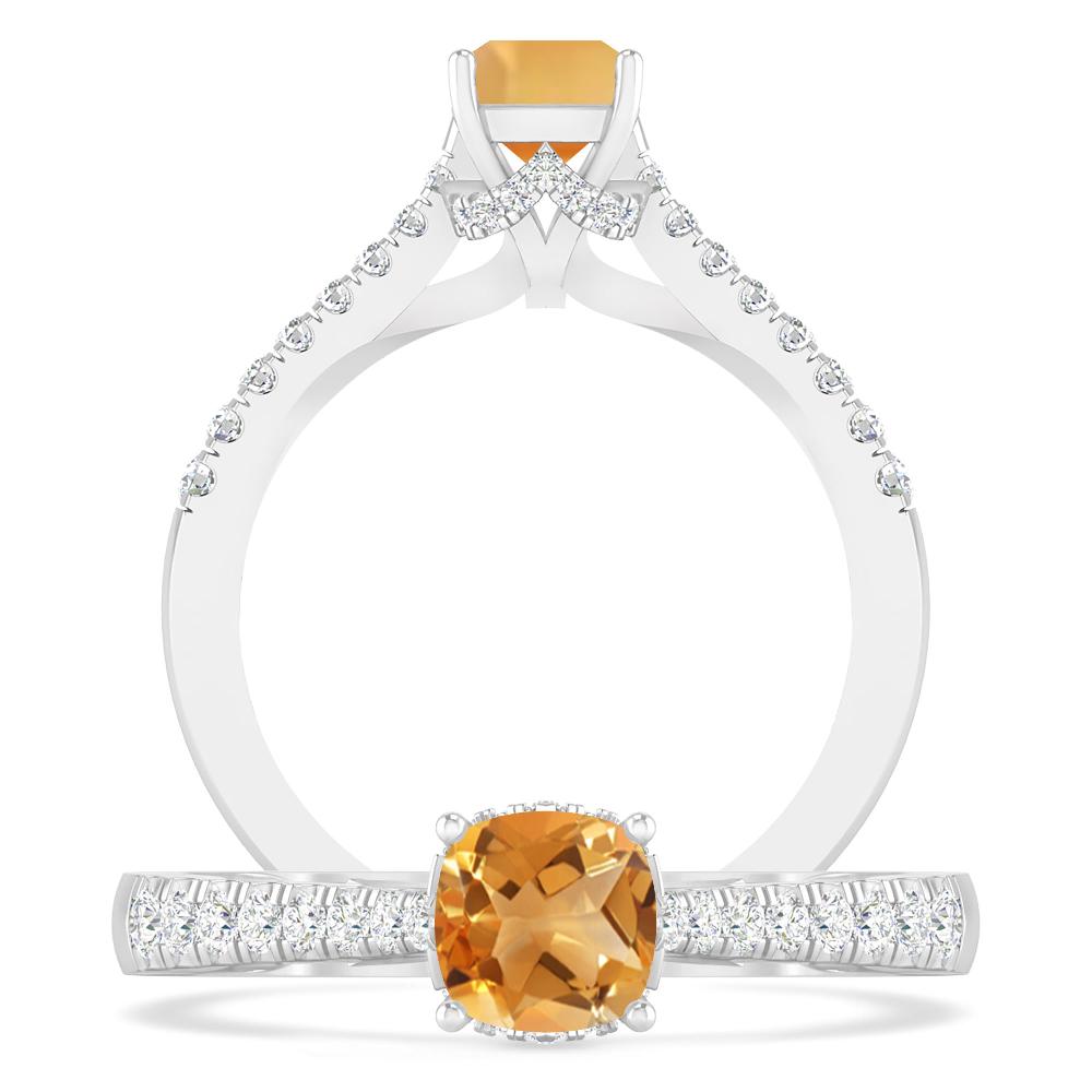 White Gold - Citrine