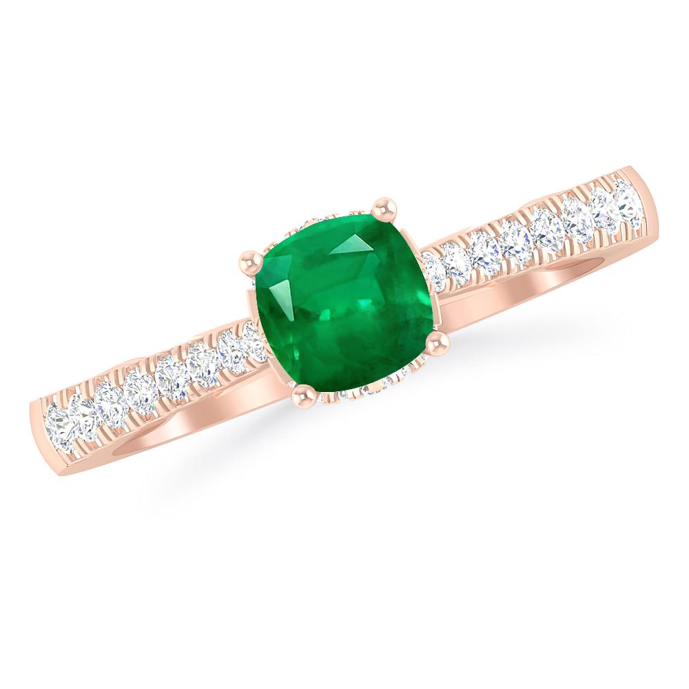 Rose Gold - Emerald