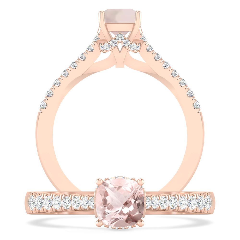 Rose Gold - Morganite