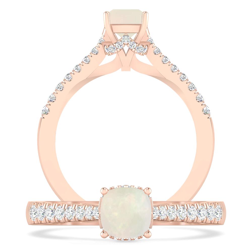 Rose Gold - Opal