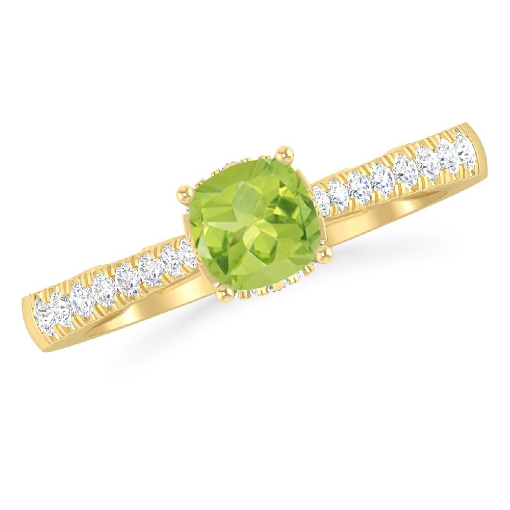 Yellow Gold - Peridot