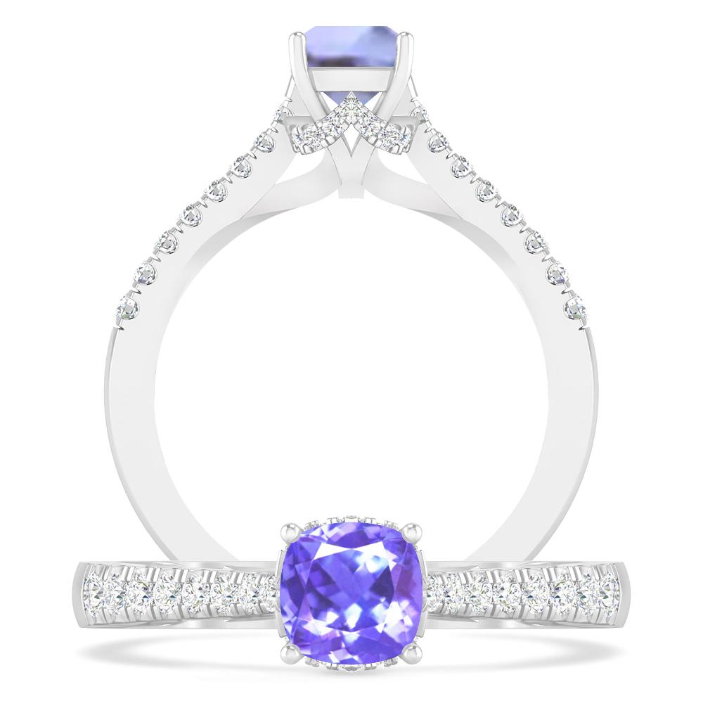 White Gold - Tanzanite