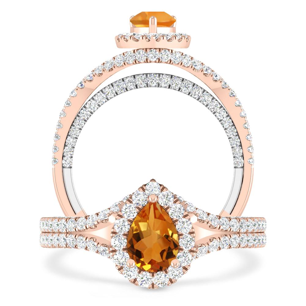 Rose Gold - Citrine
