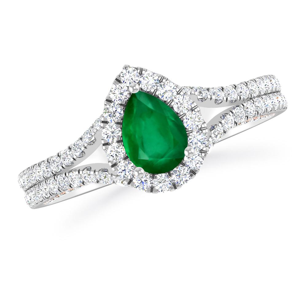 White Gold - Emerald
