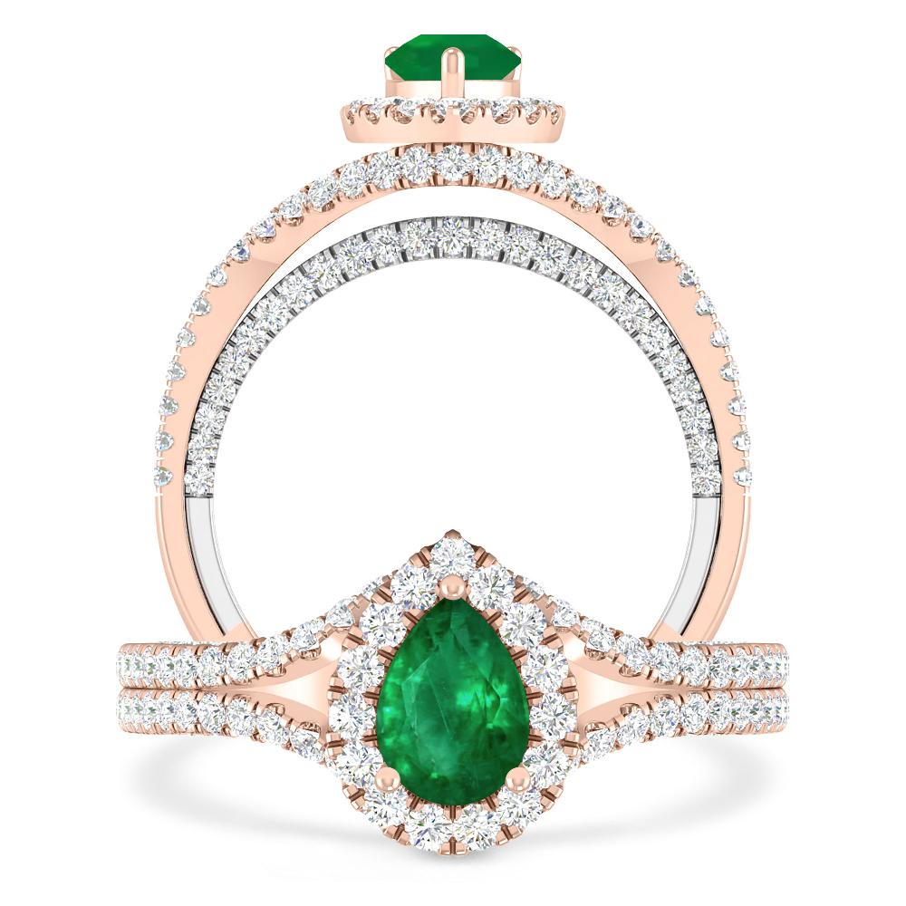 Rose Gold - Emerald