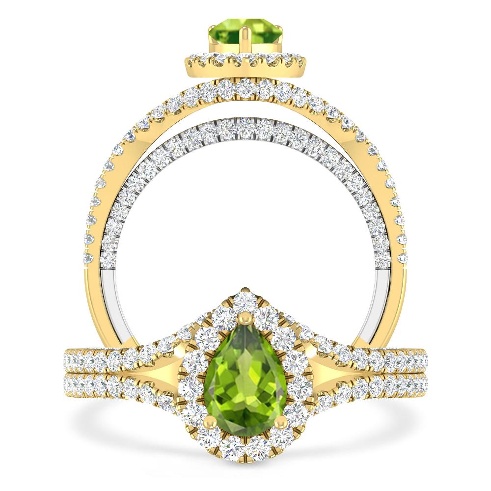 Yellow Gold - Peridot