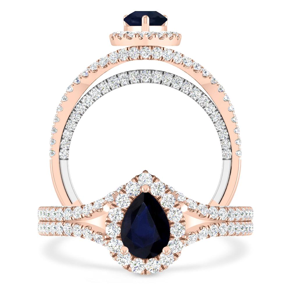 Rose Gold - Sapphire