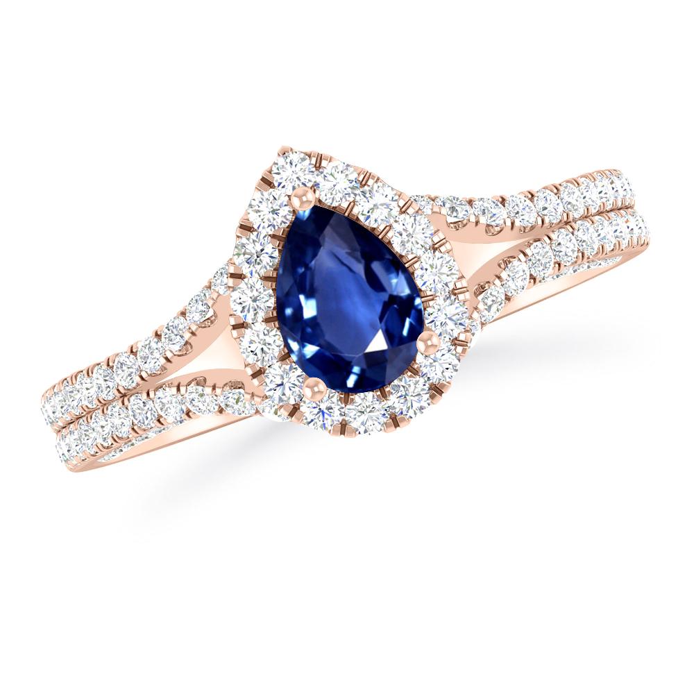 Rose Gold - Sapphire