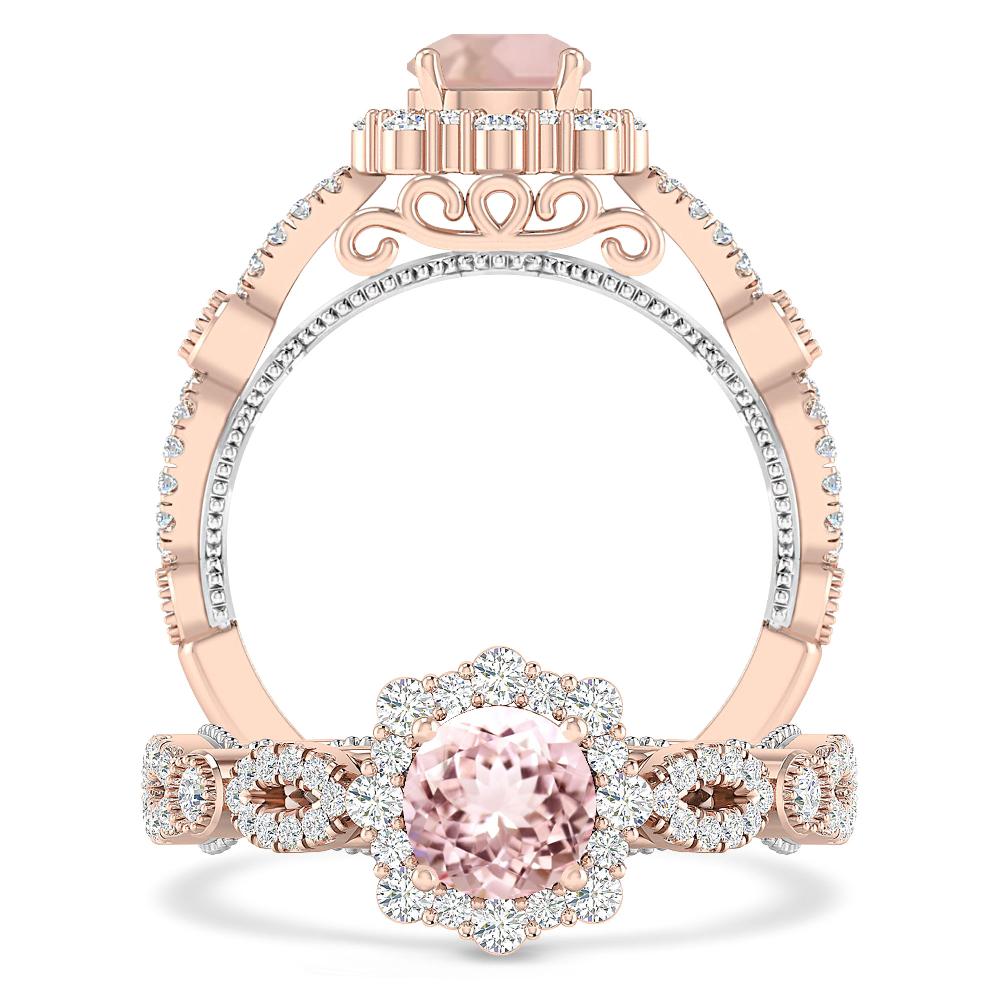 Rose Gold - Morganite