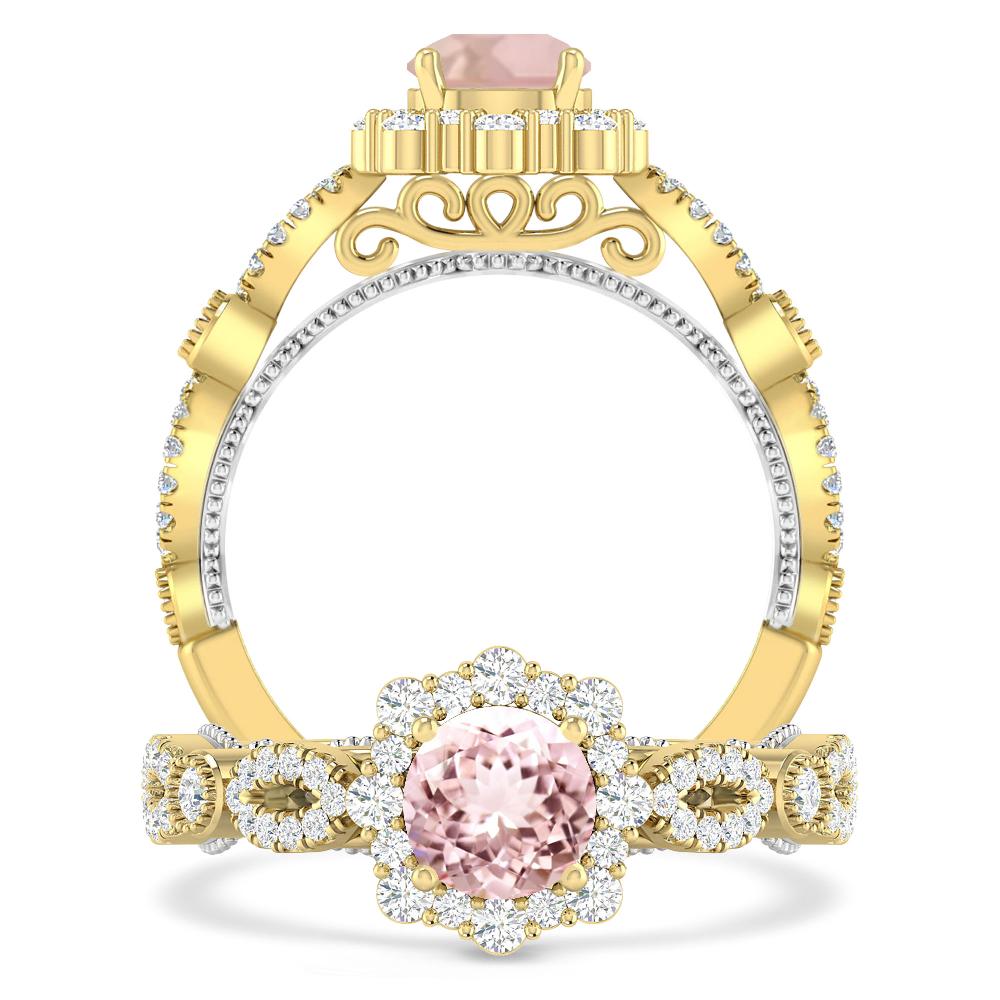 Yellow Gold - Morganite