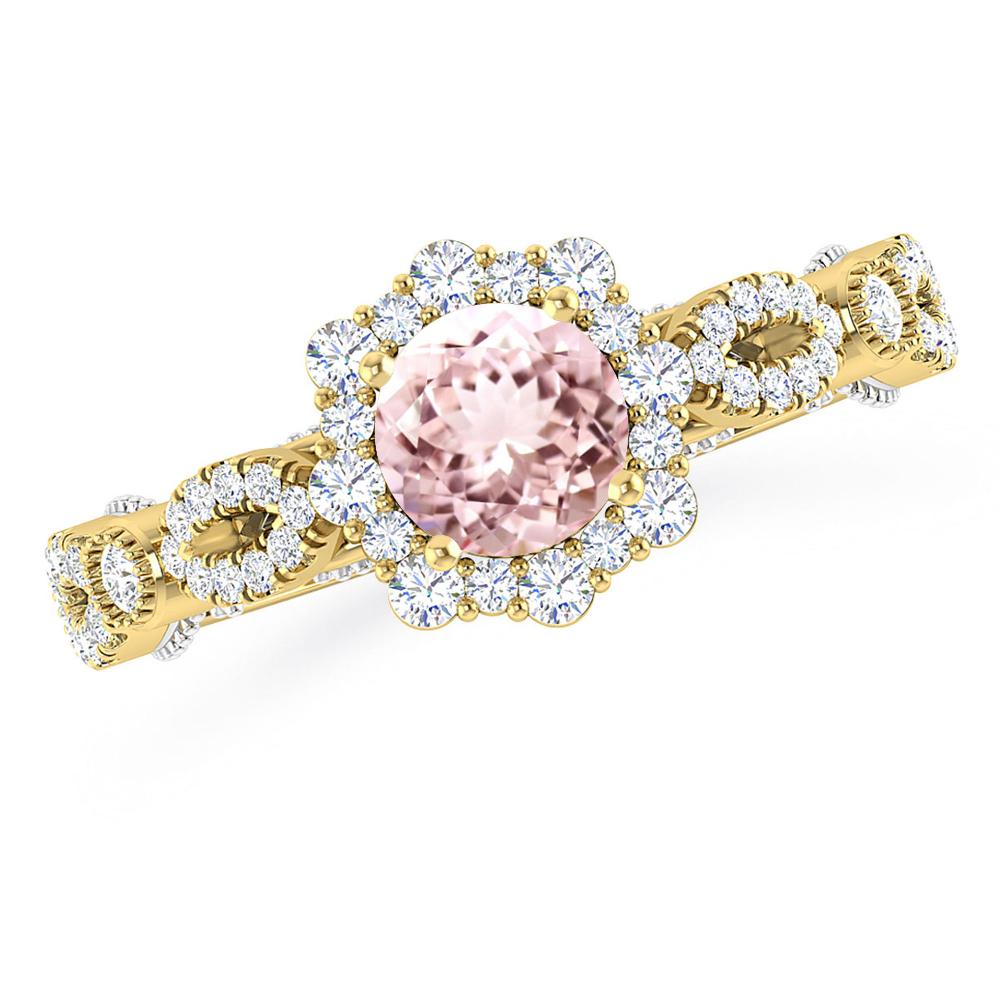Yellow Gold - Morganite