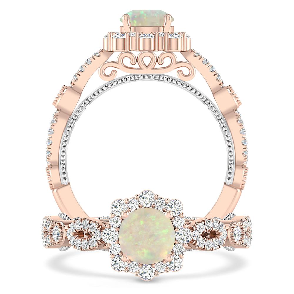 Rose Gold - Opal