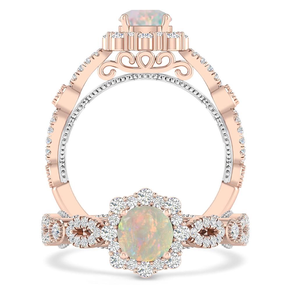 Rose Gold - Opal