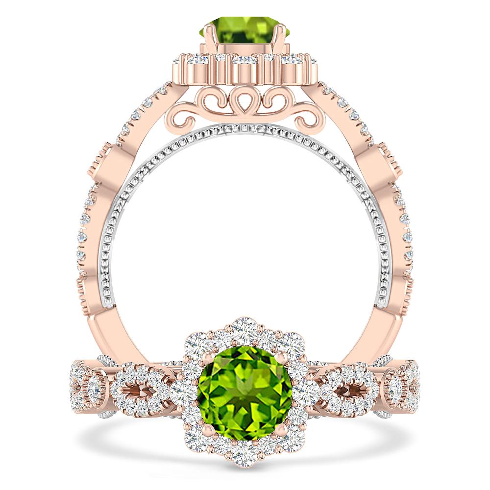 Rose Gold - Peridot