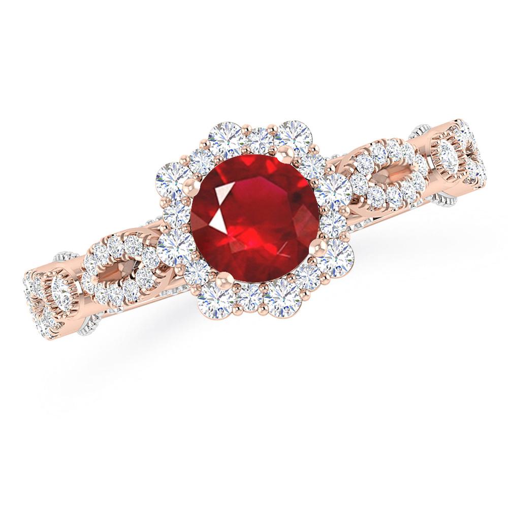 Rose Gold - Ruby