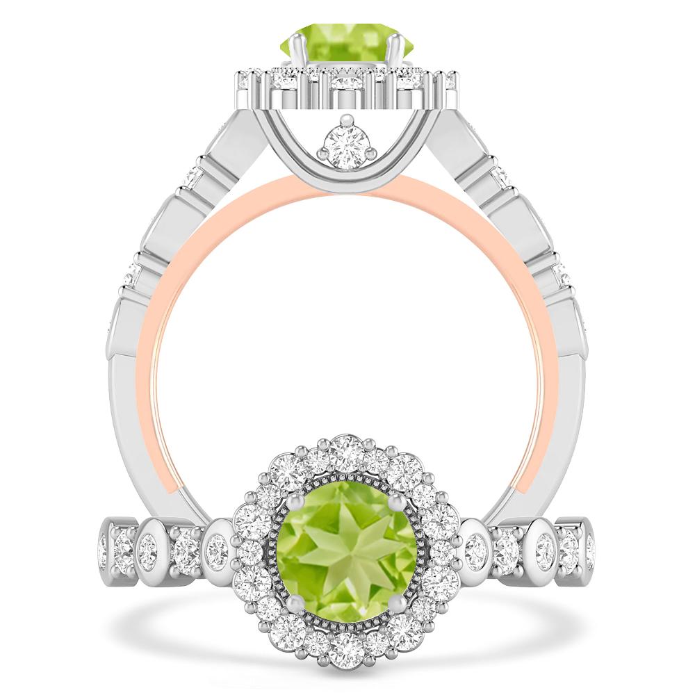 White Gold - Peridot