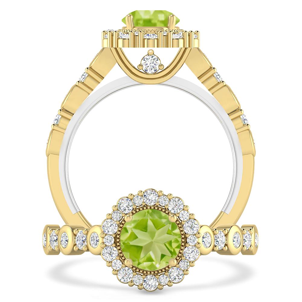Yellow Gold - Peridot
