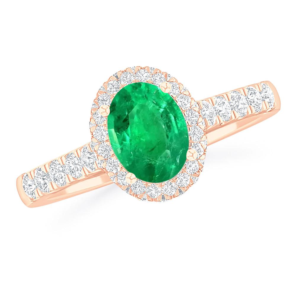 Rose Gold - Emerald