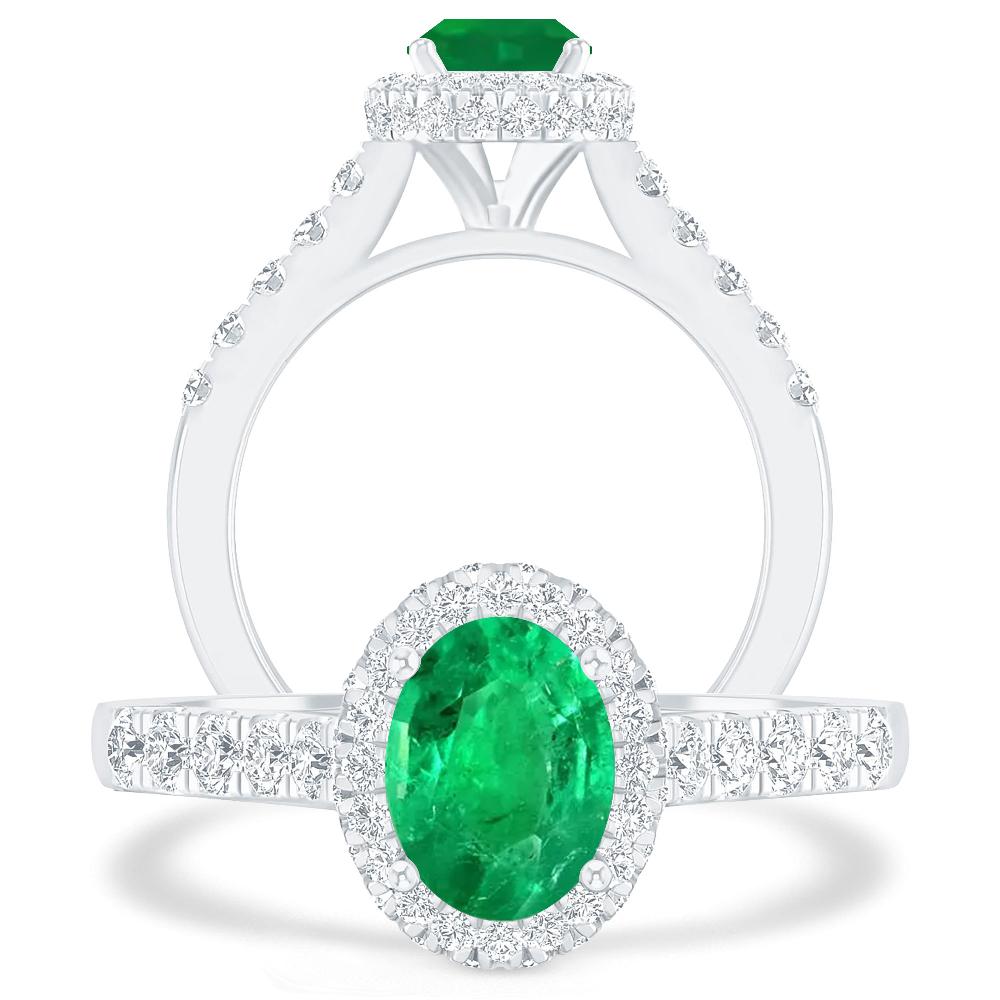White Gold - Emerald