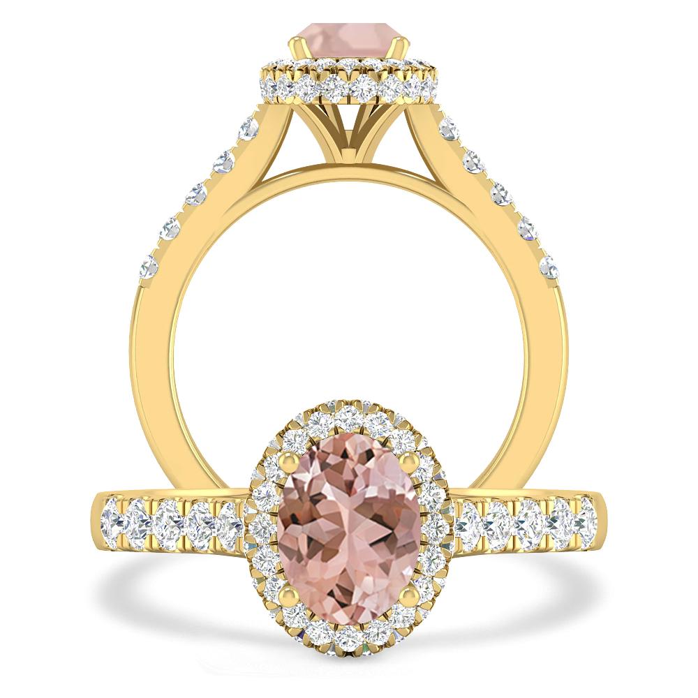 Yellow Gold - Morganite
