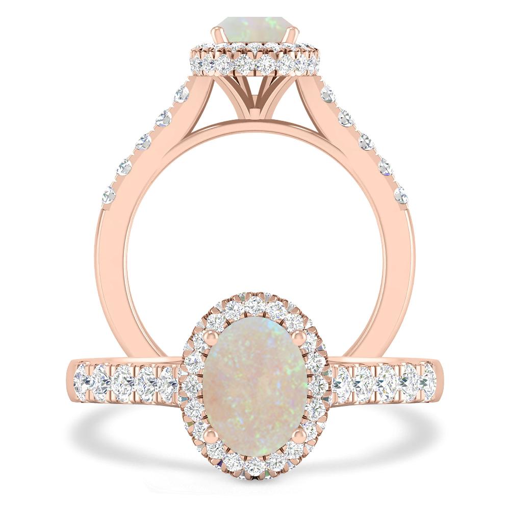 Rose Gold - Opal