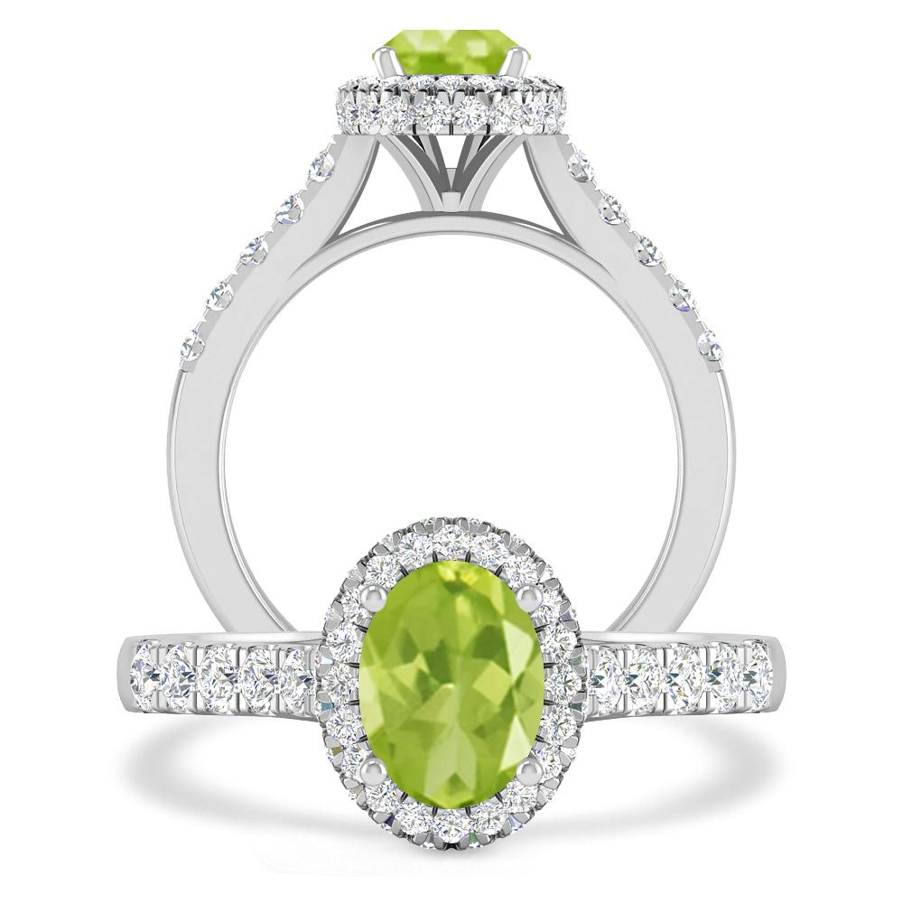 White Gold - Peridot