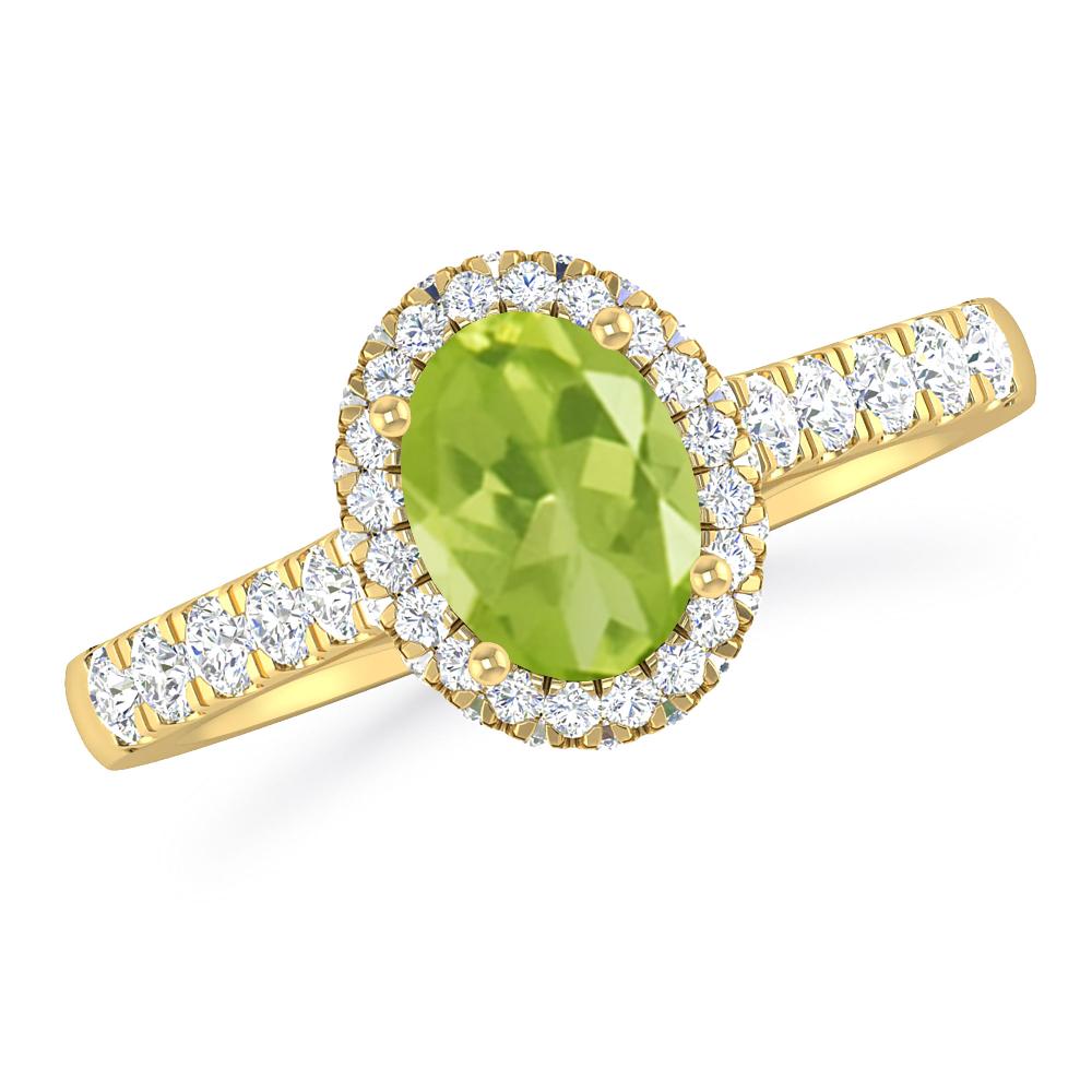 Yellow Gold - Peridot
