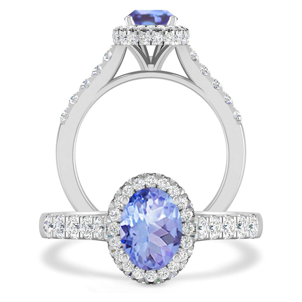 White Gold - Tanzanite