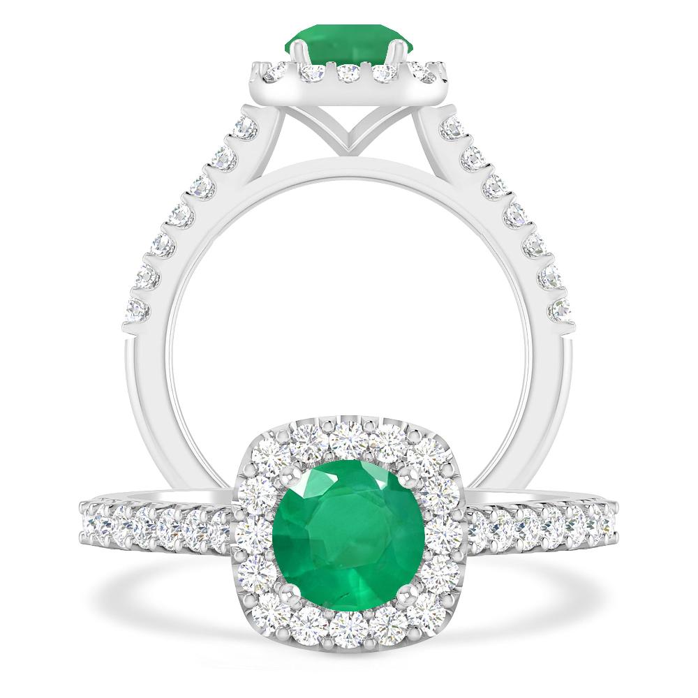 White Gold - Emerald