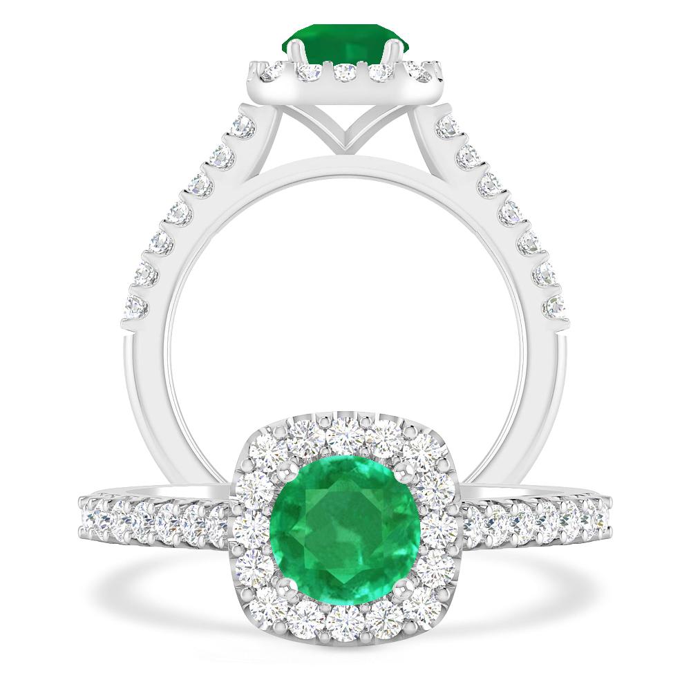 White Gold - Emerald