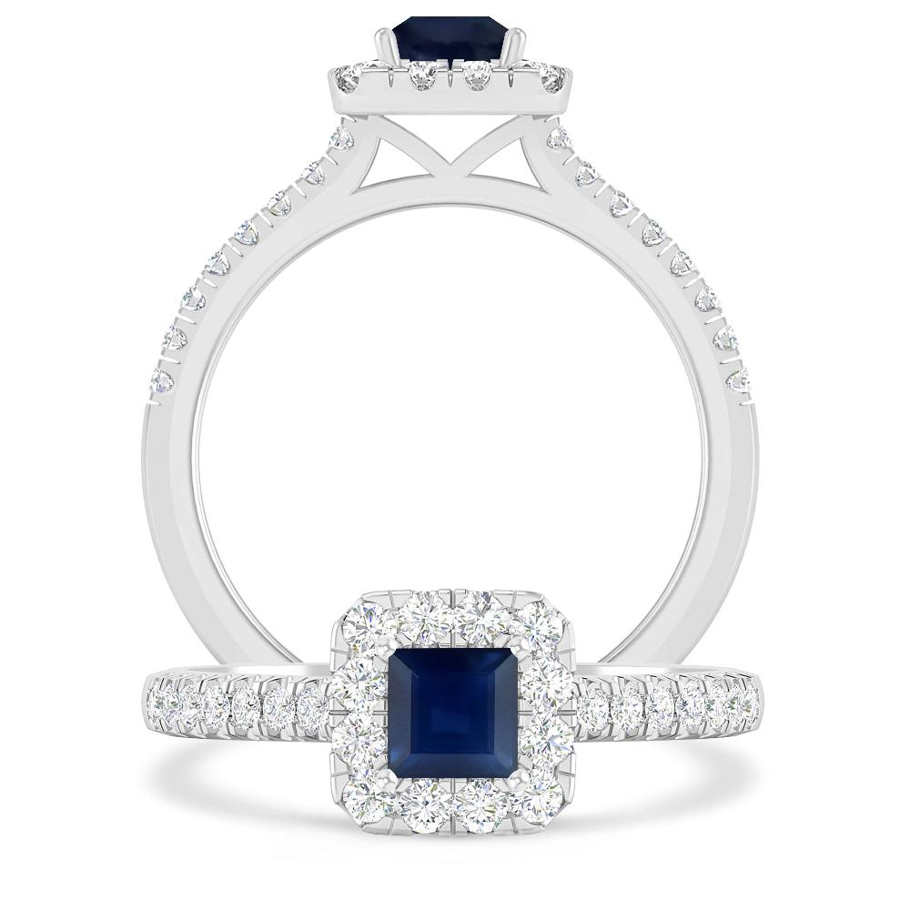 White Gold - Sapphire