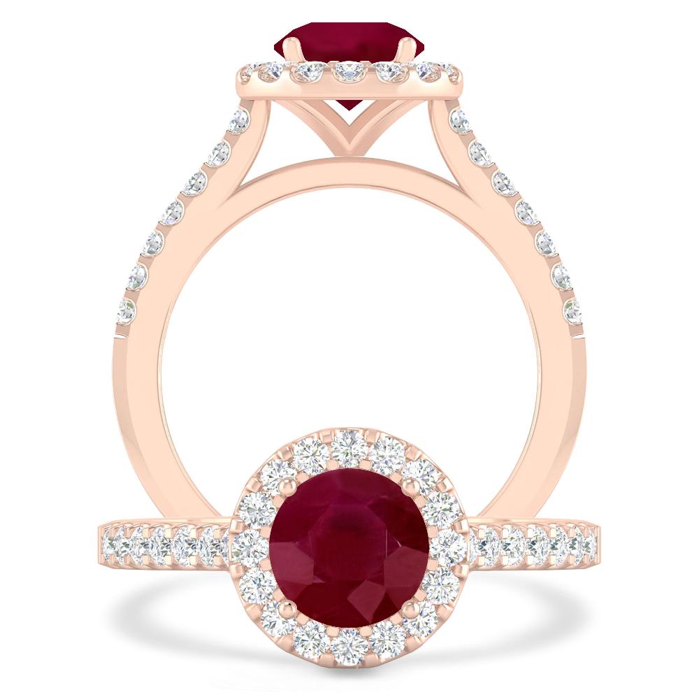 Rose Gold - Ruby