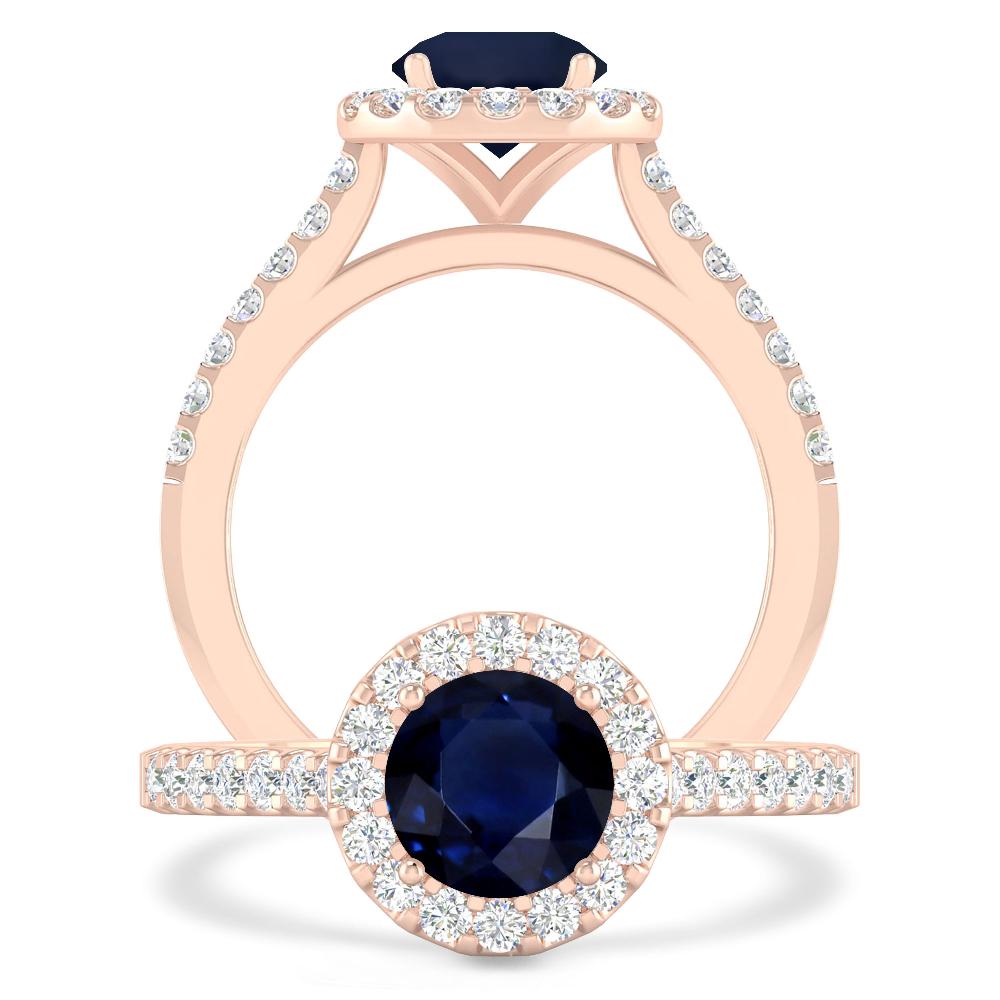 Rose Gold - Sapphire