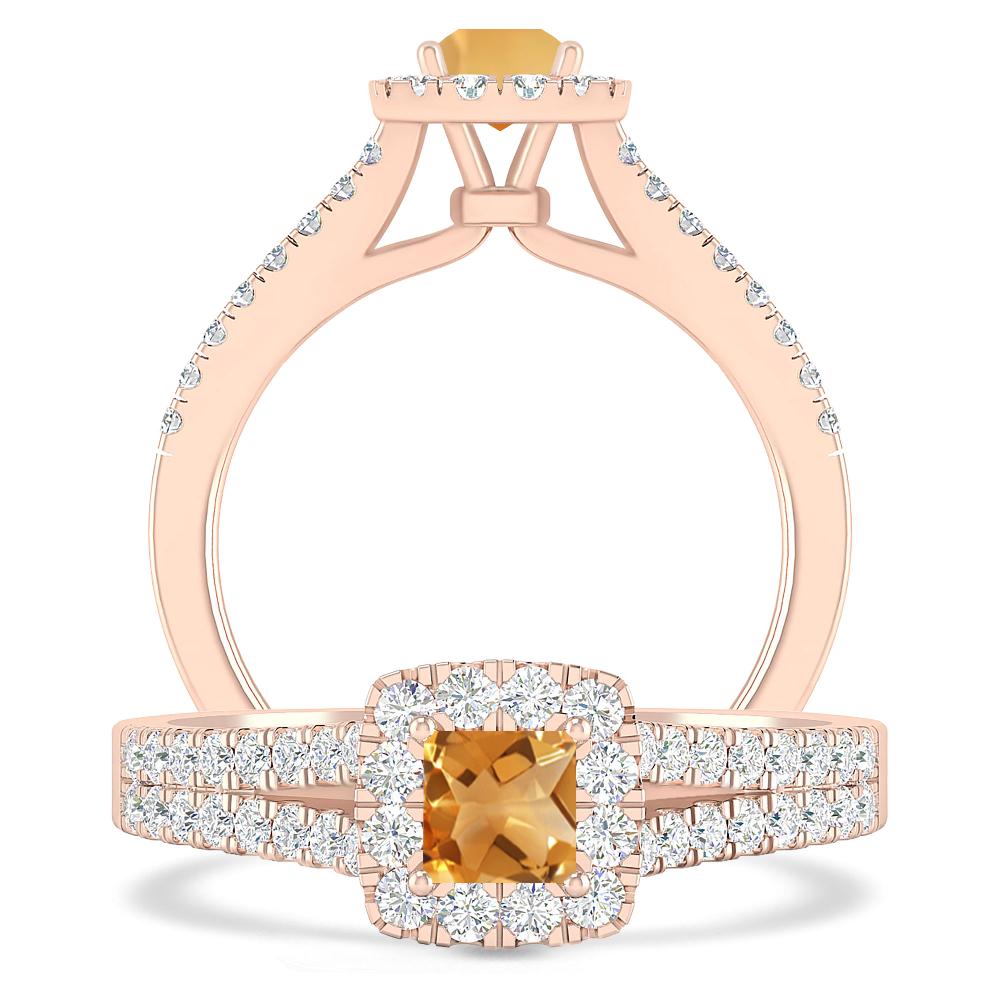 Rose Gold - Citrine