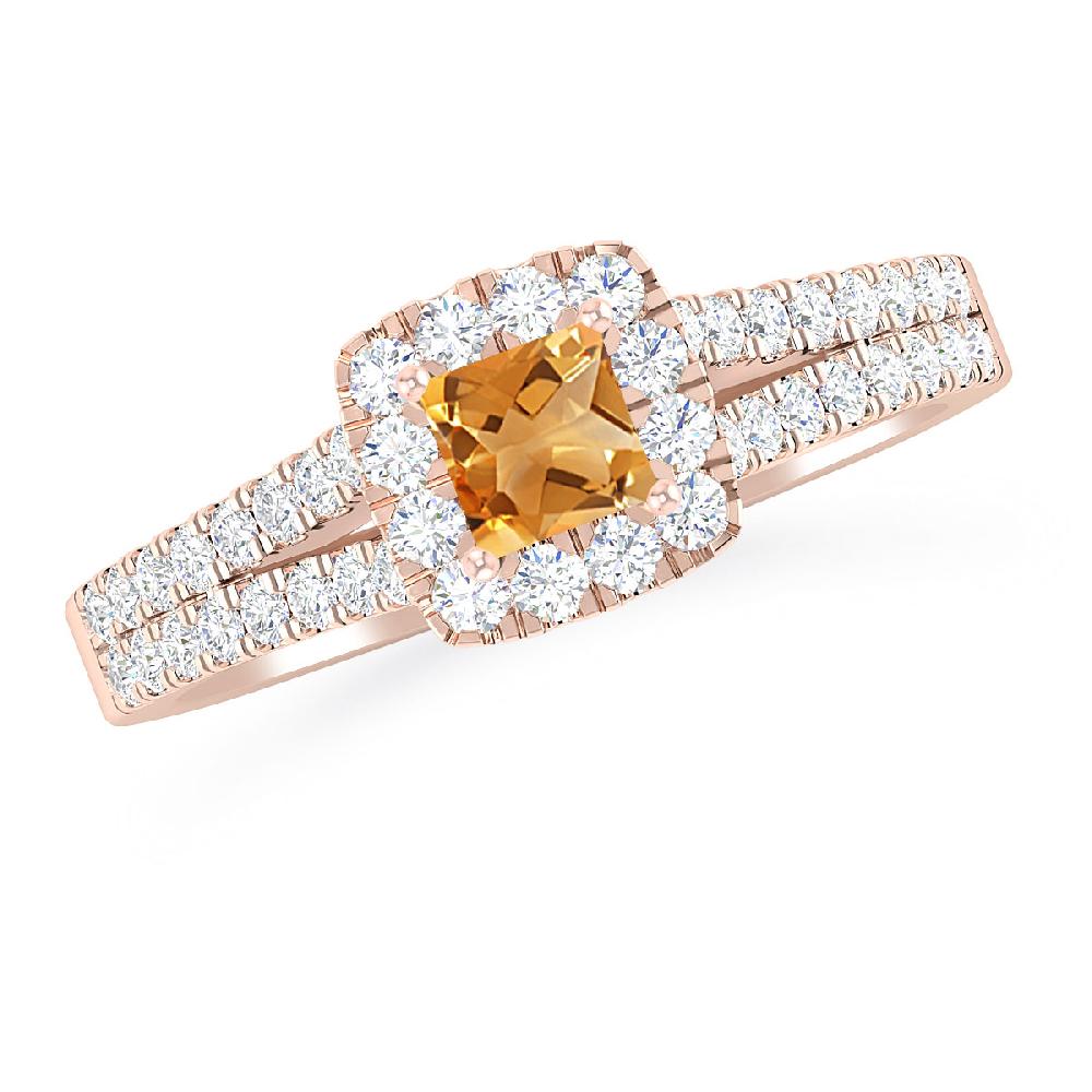 Rose Gold - Citrine