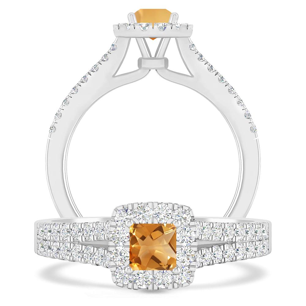 White Gold - Citrine